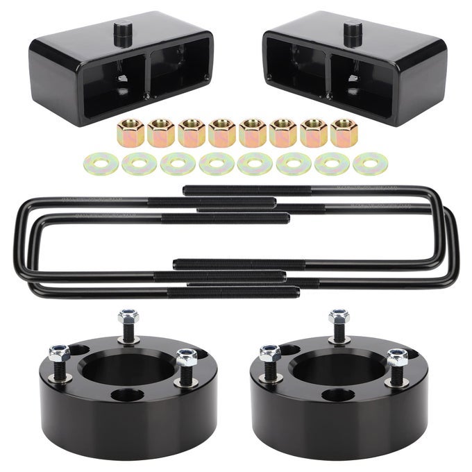 3 Front And 2 Rear Leveling Lift Kits For 20072023 Silverado 1500 Sierra 1500 3 Inch Front And 2 Inch Rear Strut Spacers Leveling Kit