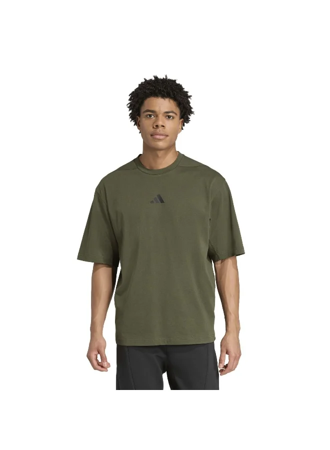 adidas Oversize Tee Green Training T-Shirts For Men XS