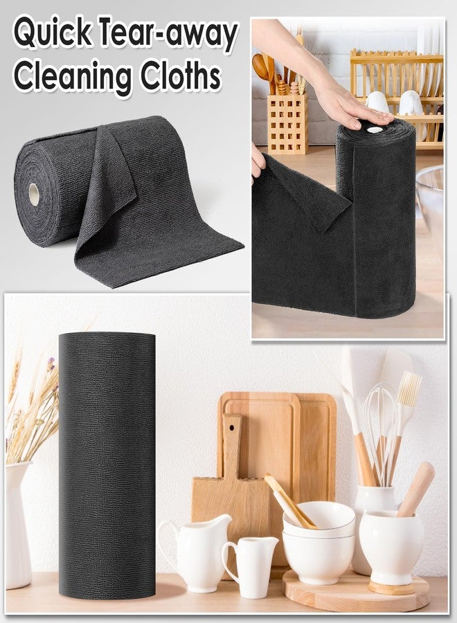 LifeisLuck 45 PCS Microfiber Towel Roll, Tear Away Microfiber Cleaning Cloth on a Roll Reusable Towels Washable Rags Absorbent for Car, House, Kitchen Dish Drying - Image 5