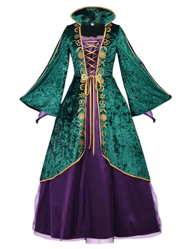 CICOCI Adult Witch Deluxe Velvet Costumes For Women Plus Size Teeth Cosplay Outfits Halloween Costume Women - Image 3