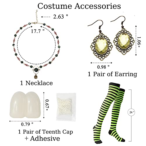 CICOCI Adult Witch Deluxe Velvet Costumes For Women Plus Size Teeth Cosplay Outfits Halloween Costume Women - Image 4
