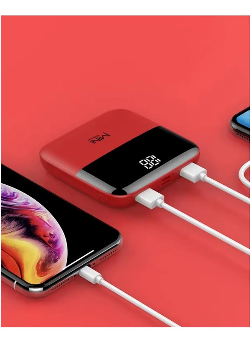GNEXU Red Smart Power Bank with Digital Display – Fast Charging & Powerful Performance - Image 4