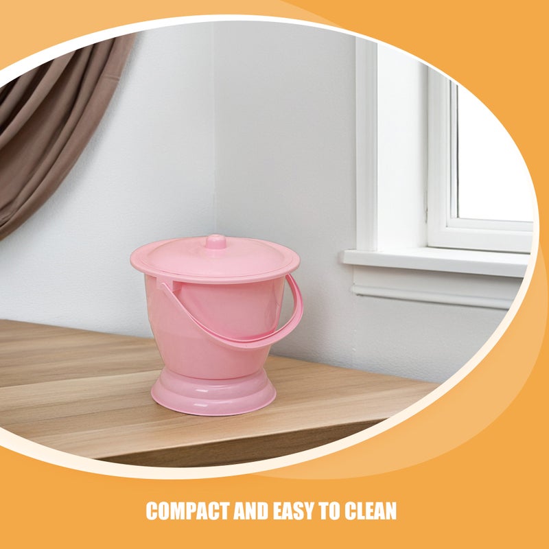 Portable Urinal Bottle with Handle Chamber Pot for Kids Toddler Urinal Baby Toilet Emergency Toilet for Travel Car Camping - Image 2