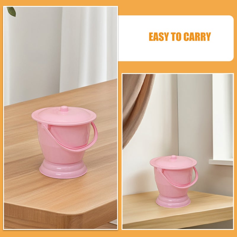 Portable Urinal Bottle with Handle Chamber Pot for Kids Toddler Urinal Baby Toilet Emergency Toilet for Travel Car Camping - Image 3