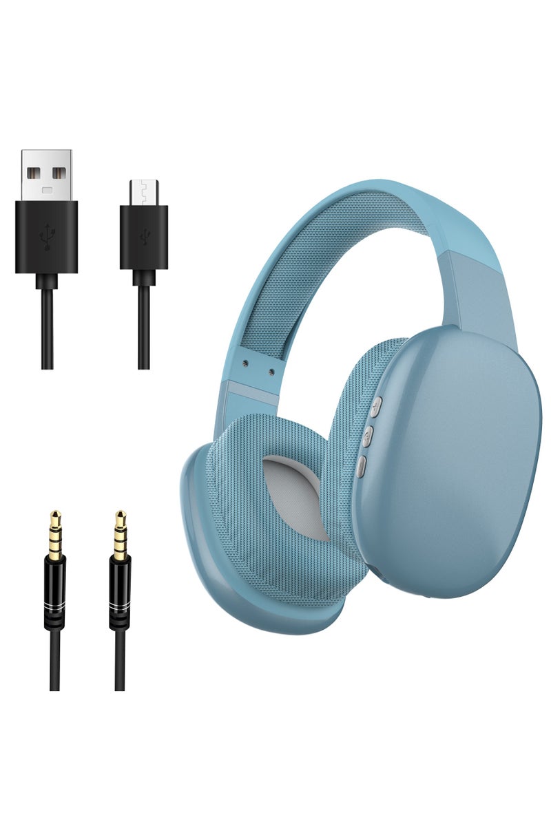 روك بو سماعة رأس لاسلكية تعمل بتقنية البلوتوث فوق الأذن مع سماعات رأس لإلغاء الضوضاء النشطة بالميكروفون الهجين مع أوضاع متعددة ، صوت عالي الدقة ، ملاءمة مريحة ، بلوتوث ، اتصال متعدد النقاط - Image 1