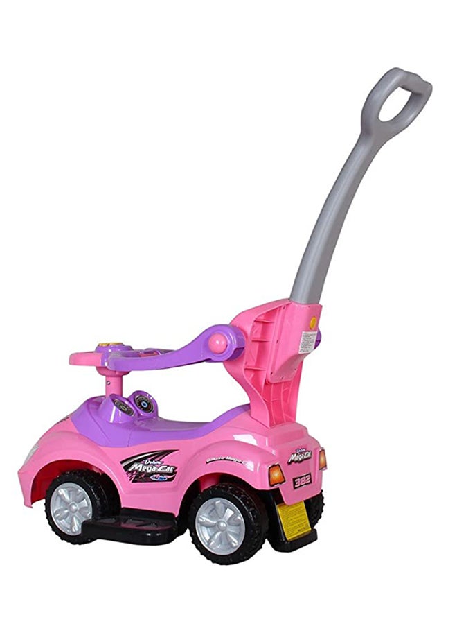 سيارة ركوب سهلة المناورة 3 في 1 مع مسند ظهر وحاجز للأطفال 62.1x43.5x42.1سم - Image 3