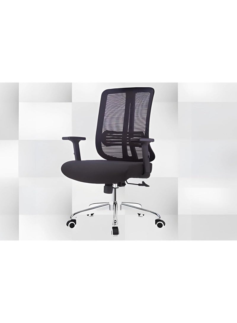 Original ergonomic executive office chair with mesh back, adjustable armrests, and chrome base.