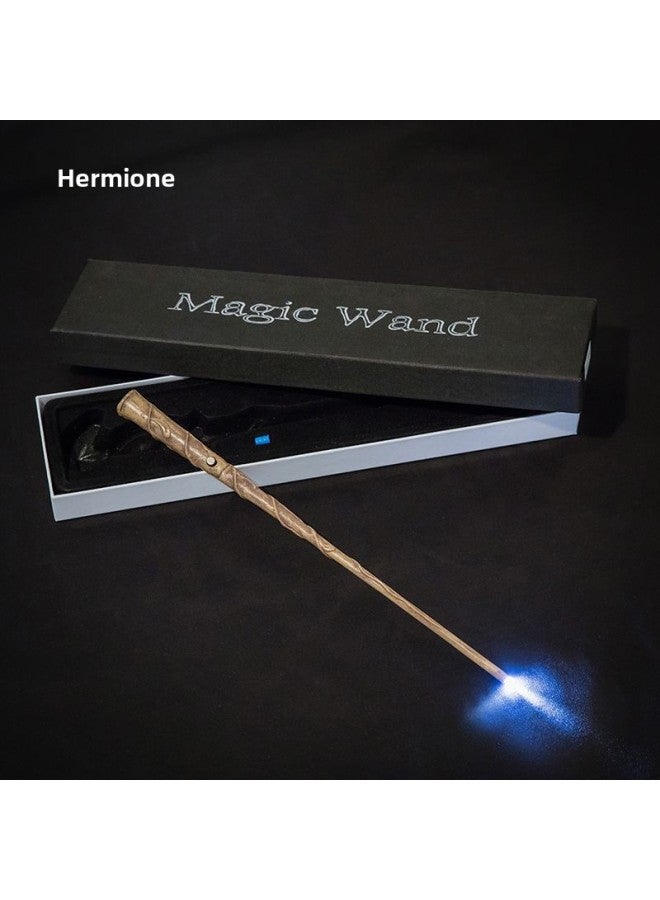Loquat Harry Potter Luminous Wand Stick Around  Props Scepter Party Gifts Luminous 13-Color:Hermione - Image 1