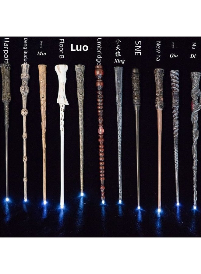 Loquat Harry Potter Luminous Wand Stick Around  Props Scepter Party Gifts Luminous 13-Color:Hermione - Image 3