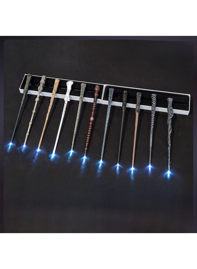 Loquat Harry Potter Luminous Wand Stick Around  Props Scepter Party Gifts Luminous 13-Color:Hermione - Image 2
