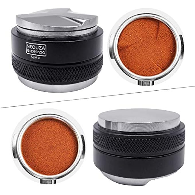 NEOUZA 53Mm Coffee Distributor  Tamper 2 In 1Dual Head Coffee Leveler Fits For 54Mm Breville Portafilter Adjustable Depth Professional Espresso Hand Tampers - Image 4