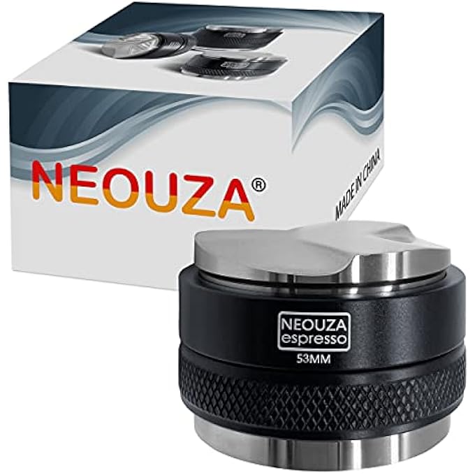 NEOUZA 53Mm Coffee Distributor  Tamper 2 In 1Dual Head Coffee Leveler Fits For 54Mm Breville Portafilter Adjustable Depth Professional Espresso Hand Tampers - Image 1