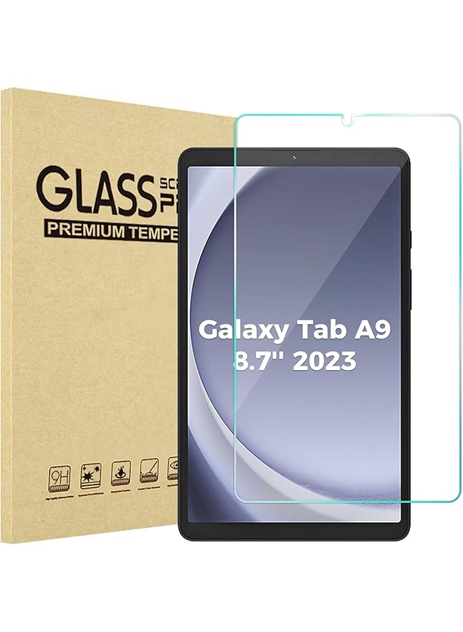 Procases 1 Pack Screen Protector For Galaxy Tab A9 8.7 Inch 2023 9H Hardness Tempered Glass Hd Clear Screen Film Guard For 8.7 Inch Galaxy Tab A9 Tablet Sm X110 X115 X117 - Image 1