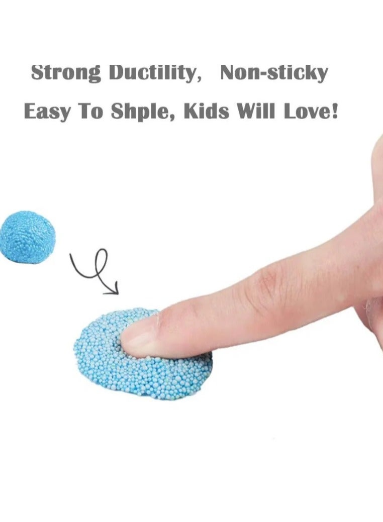 HASSM 8 Colors Squishy Beads Playset for Kids Educational Magic Clay DIY Art Crafts Never Dry Out Preschool Motor Skills - Image 5