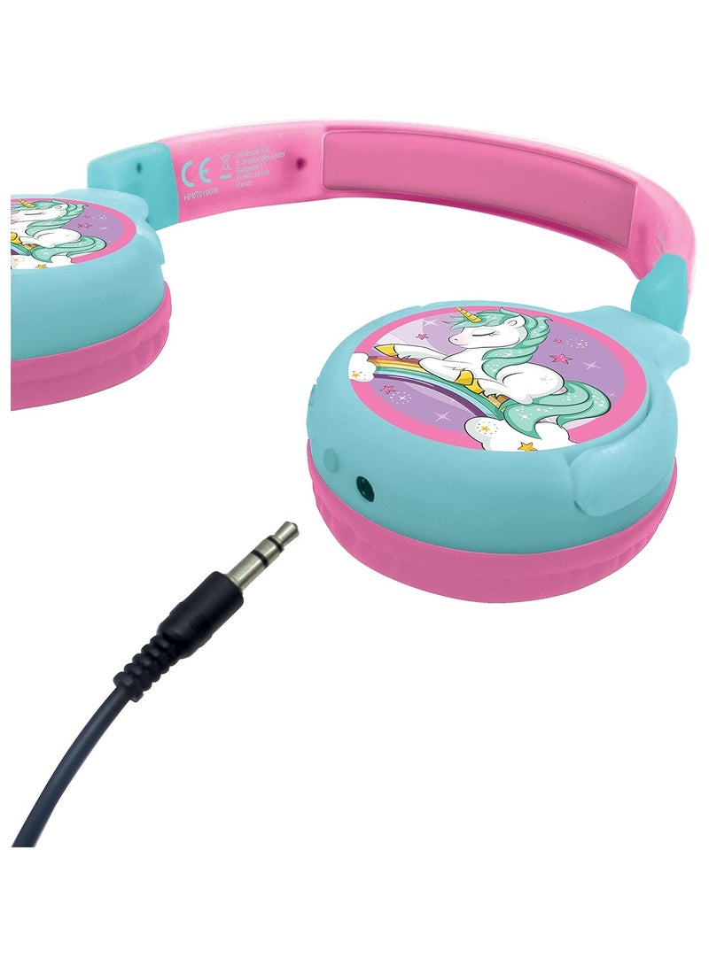 Lexibook UNICORN 2-in-1 Bluetooth & Wired Headphones | For Kids and Girls | Foldable Design | Volume Limited to 85 dB | Colorful Design - Image 3