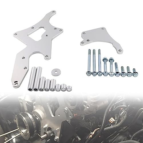 VVORHSBELL LS Serpentine Bracket & Alternator Power Steering Pump Swap Conversion - Compatible with Chevrolet LS1 LS2 LS3 LS6 LS7 Engines 4.8L 5.3L 6.0L 6.2L Truck & SUV Engines - Image 1