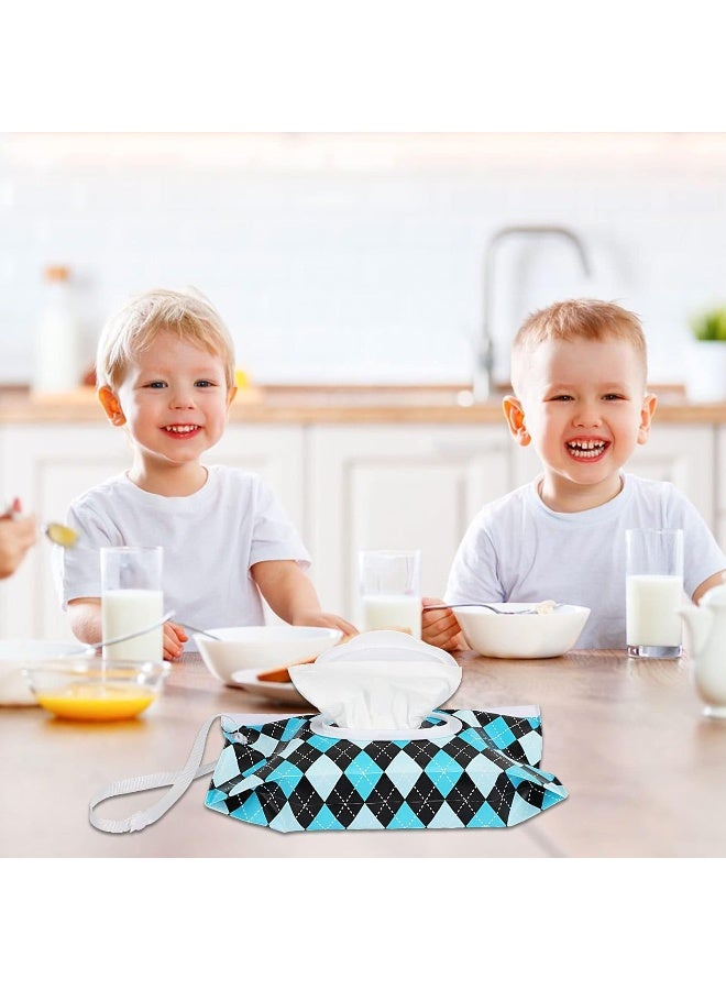 FEBSNOW 2 Pack Baby Wipes Dispenser, Portable Wipe Holder Container, Reusable Wet Wipes Pouch, Lightweight Travel Wipes Case - Image 5