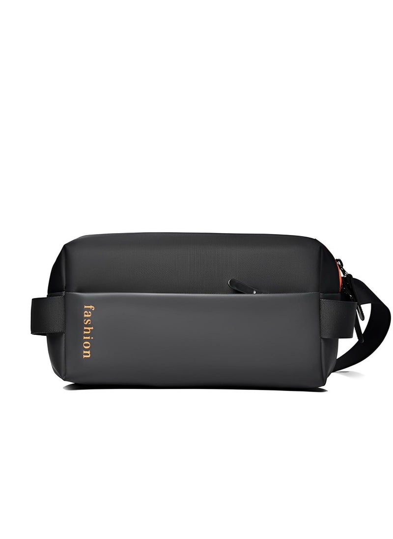 MIXDE Men's Chest Bag, Waterproof Crossbody Shoulder Bag with Large Capacity for Commuting and Traveling  - Image 1