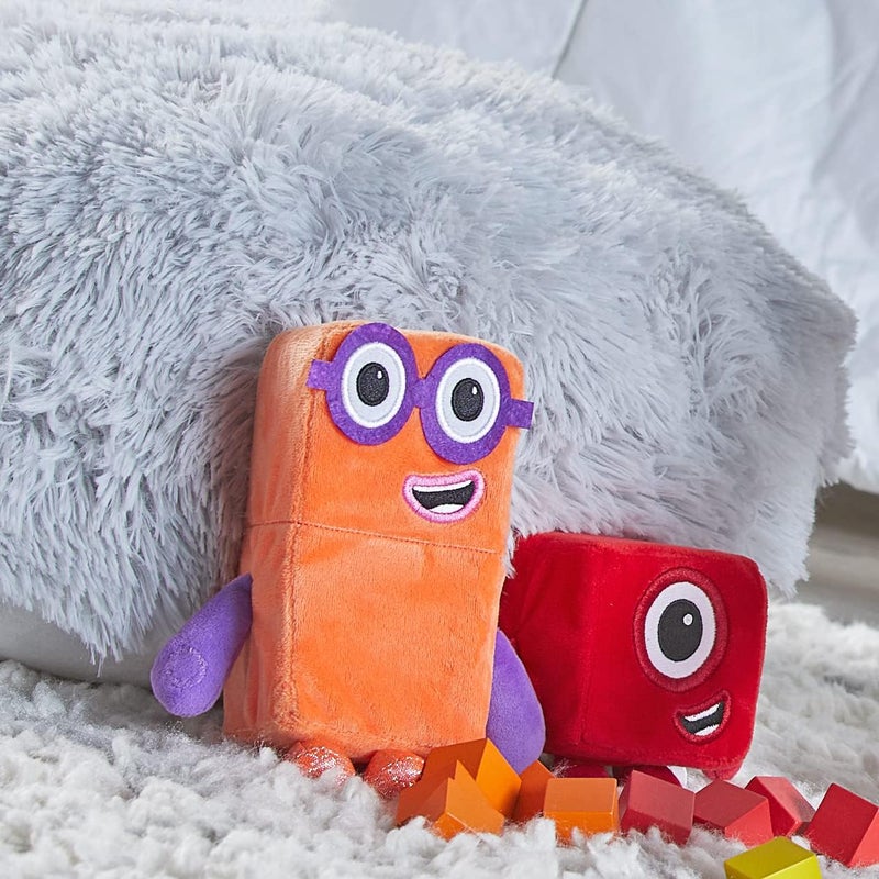 hand2mind hand2mind Numberblocks One  Two Playful Pals Plush Numbers for Toddlers Preschool Math Learning Toys Stuffed Animal Plushies Counting Blocks Stuffies Kids Birthday Gifts Easter Basket Stuffers  - Image 5