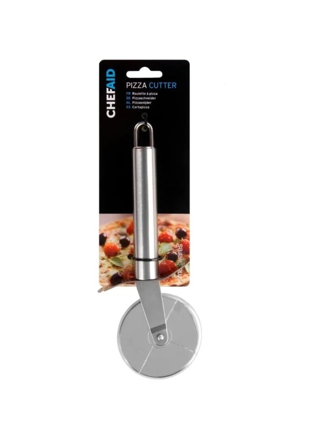 Chef Aid Pizza Cutter, Silver - Image 1