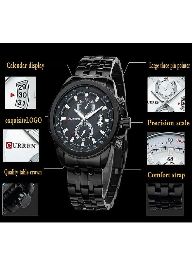 CURREN 2470 Water Resistant Analog Watch - 40mm - Image 2