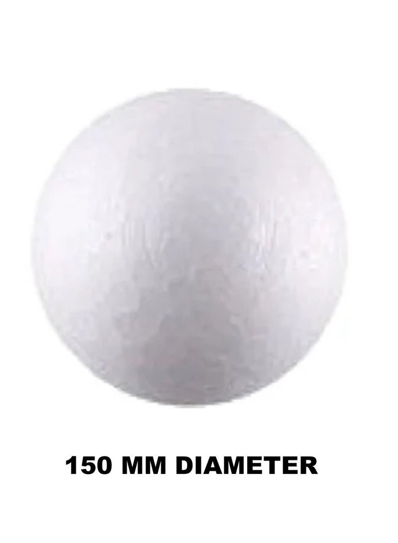 PARTNER 1-Piece Foam Ball Set 150mm Diameter White - Image 2