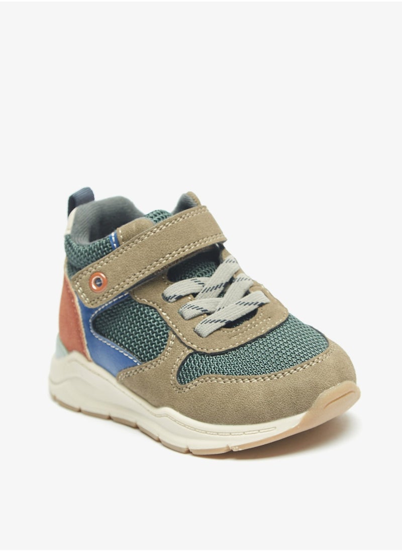 LBL by Shoexpress - Boys Colourblock High Top Casual Sneakers With Hook And Loop Closure By Shoexpress - Image 1