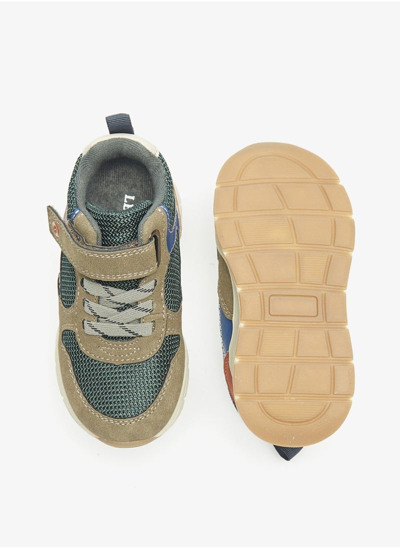 LBL by Shoexpress - Boys Colourblock High Top Casual Sneakers With Hook And Loop Closure By Shoexpress - Image 1