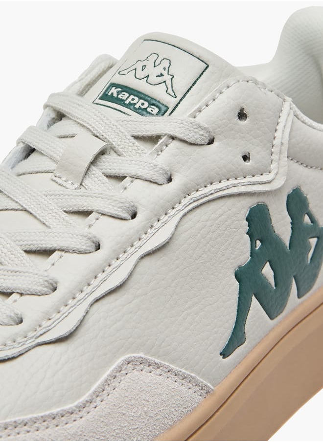 Kappa Women's Logo Embossed Sports Shoes with Lace-Up Closure  - Image 4