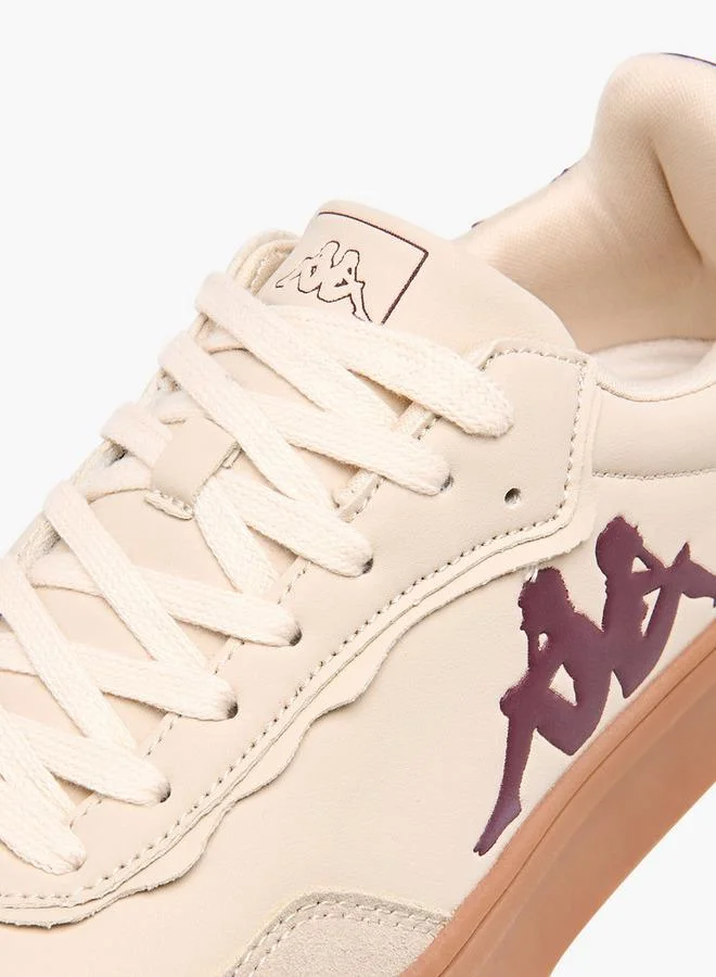 Kappa Women'S Logo Embossed Sneakers With Lace-Up Closure
