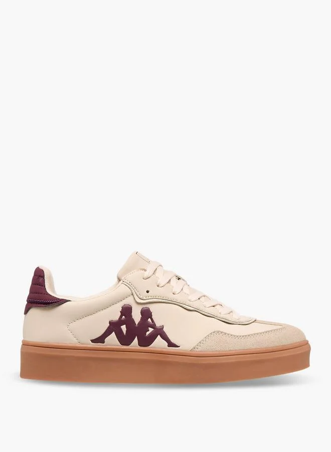 Kappa Women'S Logo Embossed Sneakers With Lace-Up Closure