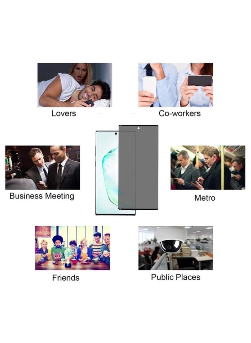 Raxoom Privacy Screen protector compatible with Samsung Galaxy S8+ Screen Protector Tempered Glass [Anti-Glare][HD Full Coverage][Easy Installation][Scratch Resistant][9H Hardness] - Image 5