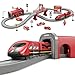 Wdmiya Train Sets for Toddlers 66 Pcs Trains Toy with Battery Operated Tracks Magnetic Connection Compatible with Thomas Brio Christmas Toy Gifts for 3 4 5 6 7 8 Years Old Fire Engines - Image 4