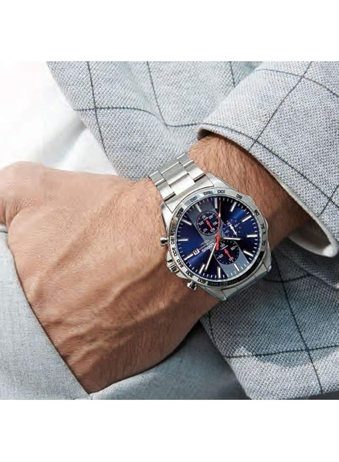 لوراس ساعة رياضية كرونوغراف للرجال مقاومة للماء حتى عمق 100 متر بتقويم Rm391Ex9 - Image 2