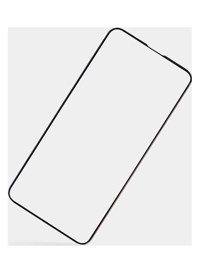 واقي شاشة من الزجاج المقوى لهاتف آيفون 13/13 برو أسود / شفاف - Image 3