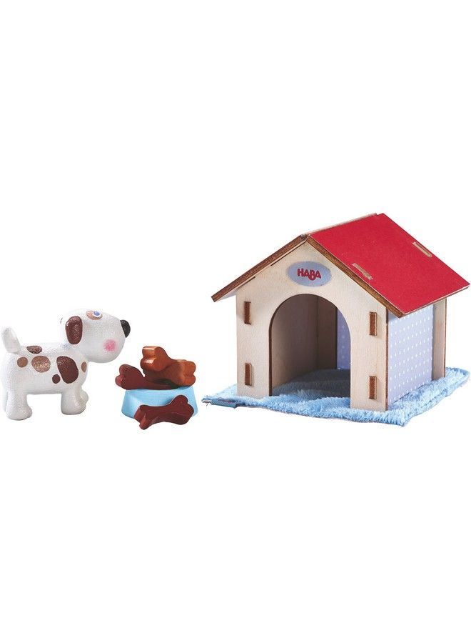 HABA Little Friends Dog Lucky With Doghouse & Wooden Bones - Image 2