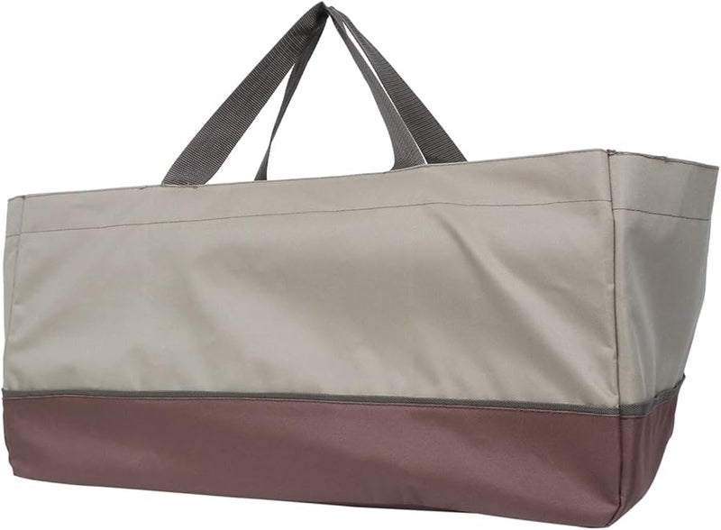 حقيبة حاملة حطب أكسفورد لحمل جذوع الأشجار لتخزين الشواء في حفرة النار الخارجية بمقبض سهل الحمل - Image 1