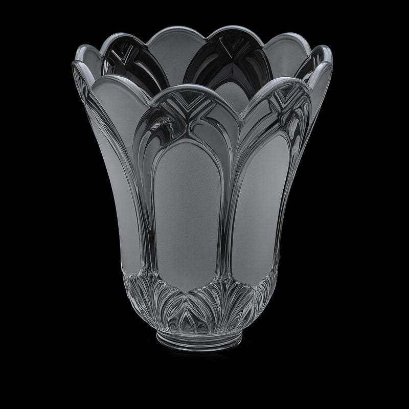 SINOMAN Spare Glass Lamp Shade Clear Transparent Flower Cut Glass Cover Compatible with Wall Lights, Ceiling Lamps, Chandeliers, Hanging Pendant Lights, Outdoor Lamps and Decorative Fixtures - Image 4