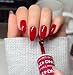 DAISY DND DND Gel Polish Set - 1 each of Red Gel Polish and Red Nail Polish, 429 Boston University Red, 0.5 Fl Oz - Image 3