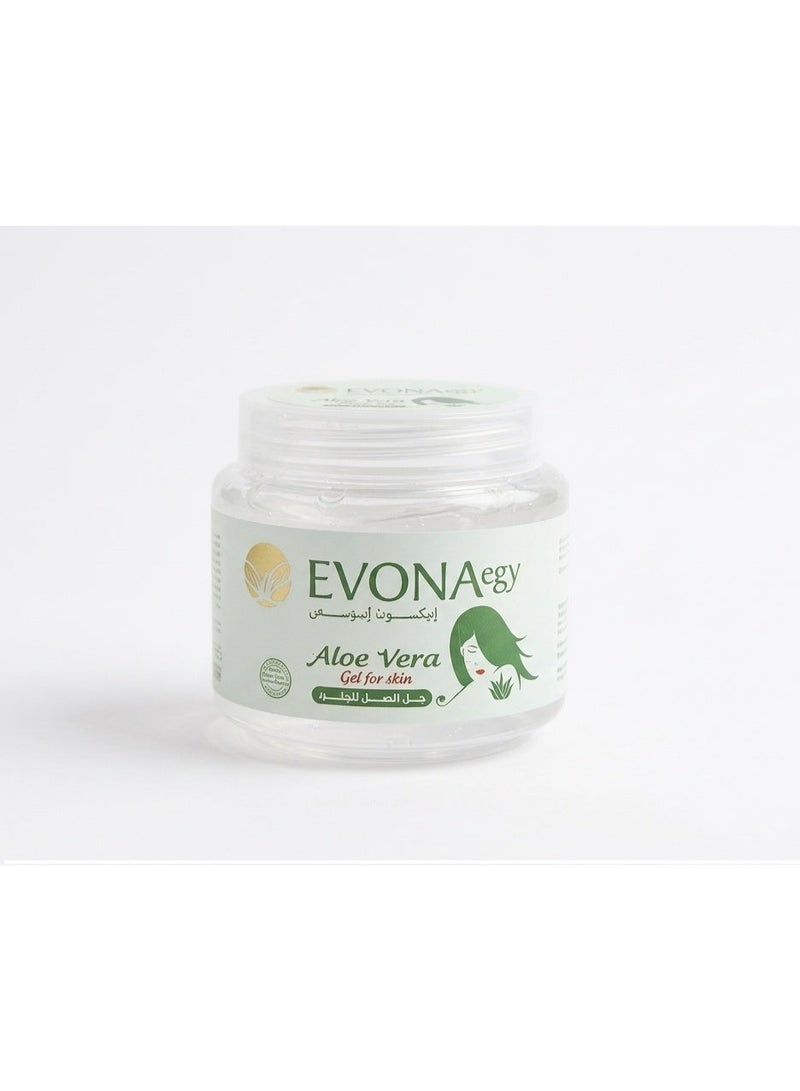 Evona Aloe Vera Gel Moisturizing Face and Body Hydrating Skin Care Gel - Image 2