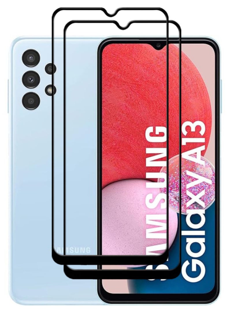 ACLIX 2 Pieces Antistatic ESD Dustproof Premium Quality High Definition Tempered Glass Screen Protector Designed For Samsung Galaxy A13 - Image 1