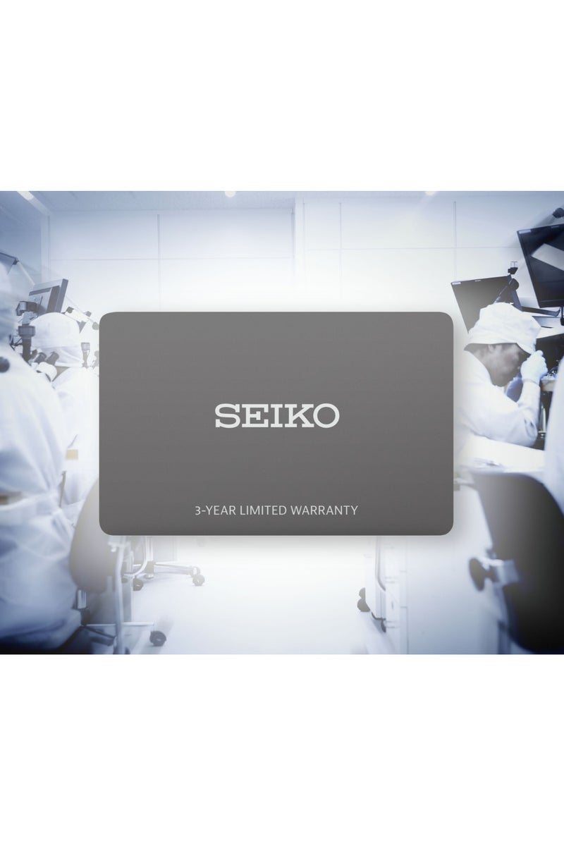 Seiko Watch, Black, Cinturino in Metallo SSB397P1 - Image 2