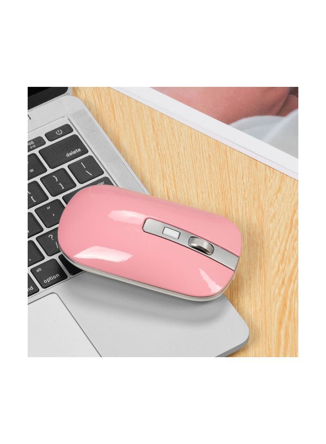 NIBEMINENT M30 Rechargeable Wireless Mouse Pink - Image 4
