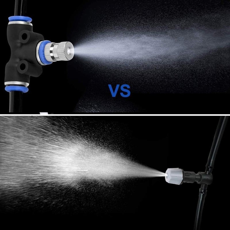 RESNSTAR Misting Nozzles for Outdoor Cooling System 10pcs Mister Nozzle Atomizing Misting Sprayer Fog Nozzles for Garden, Humidification, Landscaping, Dust Control, 0.024Inch (Size : 0.6mm) - Image 4