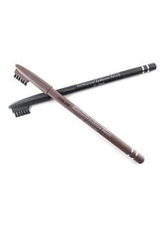 Miss Claire Waterproof Eyebrow Pencil With Brush (Black, Dark Brown) (Colors Cosmetics)  - Image 2