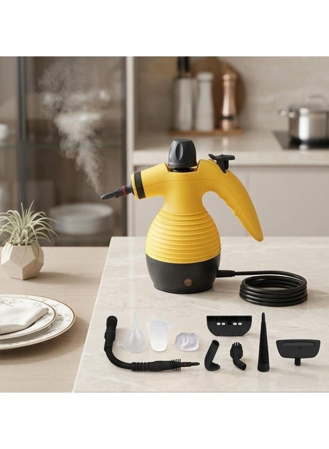 Denx Dinx Multi-Purpose Steam Cleaner with 15 Attachments and Sterilization up to 120°C - 1200W, 350ml Tank, DX2911 - Image 1