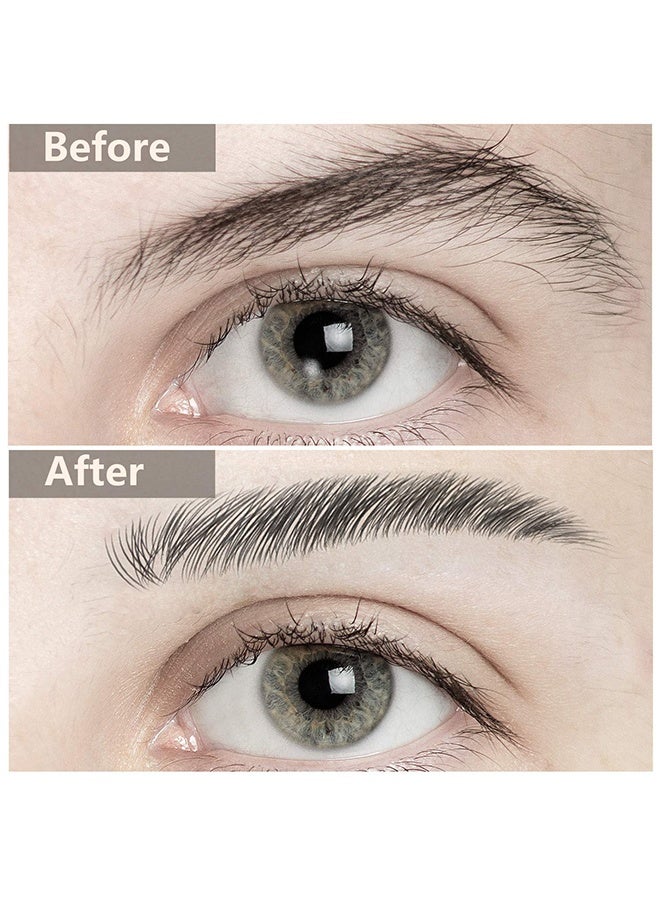 Eyebrow Tattoo Stickers Waterproof Transfers Stickers Peel Off 6D Sticker Nature False Eyebrows Hair-Like Long Lasting for Woman Makeup Tool 20 Pairs Black - Image 5