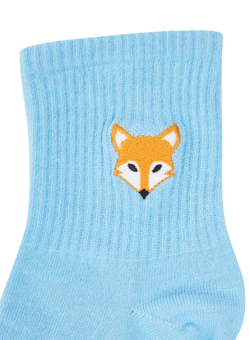 trendyol 5 Pack Assorted Embroidered Socks