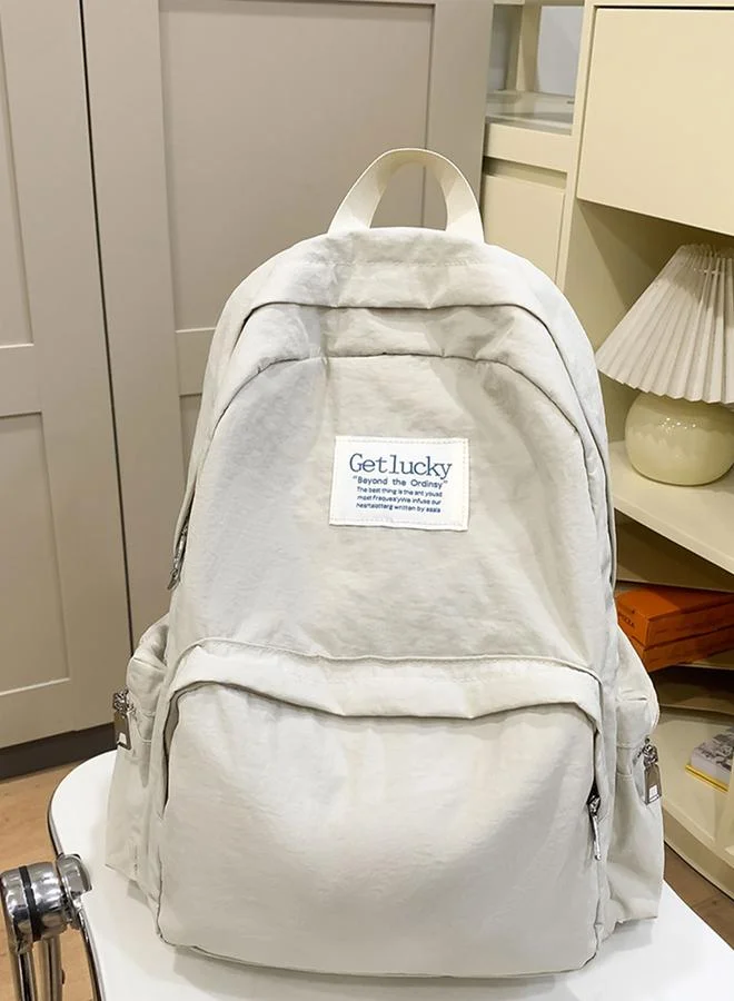 تايك تو شنطة ظهر سادة بسحاب للإغلاق