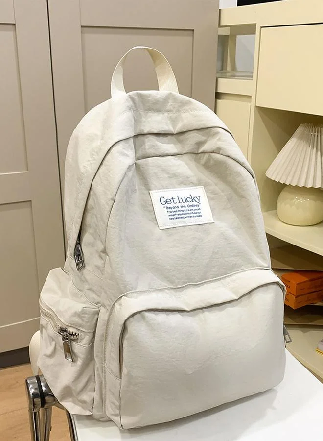 Take Two Solid Zip Closure Backpack